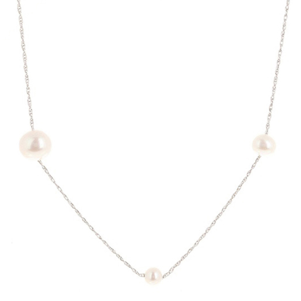 Sterling Silver Fresh Water Pearl Necklace