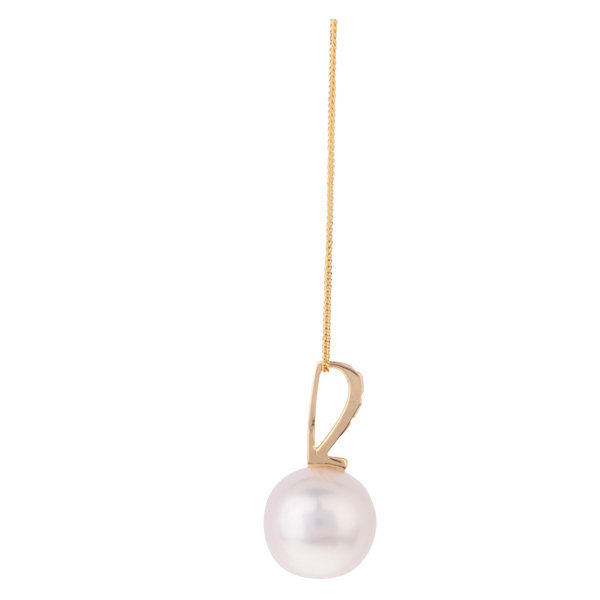 9ct Yellow Gold Fresh Water Pearl Pendant